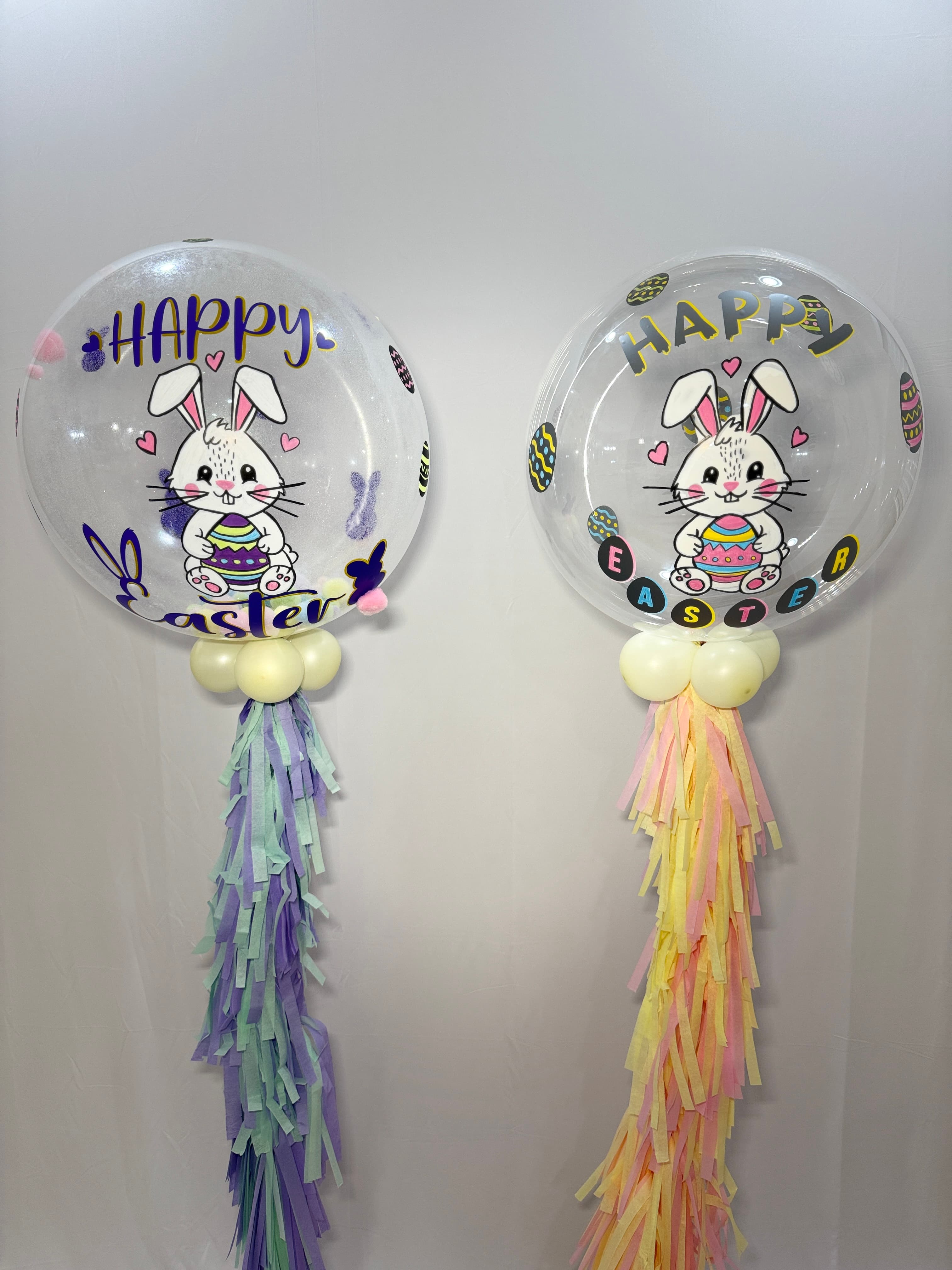 Easter Hand-Painted Bubble Balloon