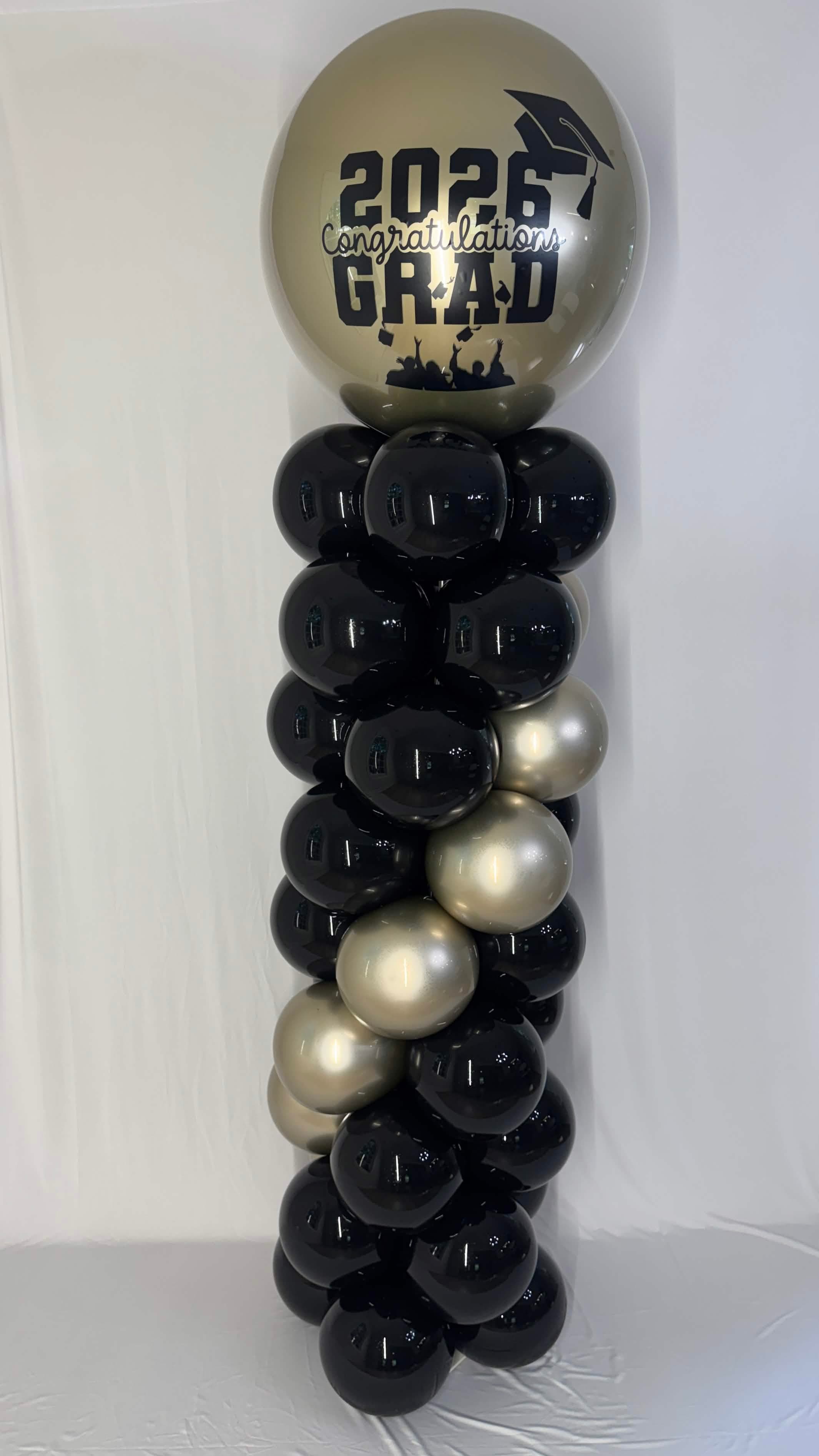 Graduation Balloon Column