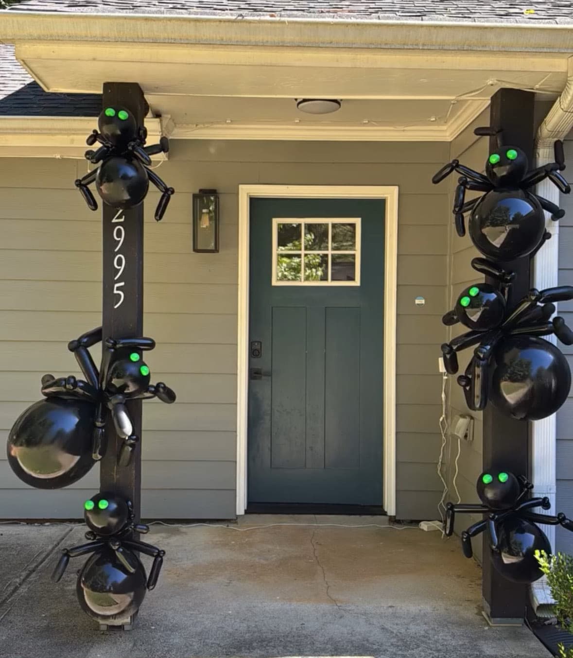 Halloween Spider Porch Decor