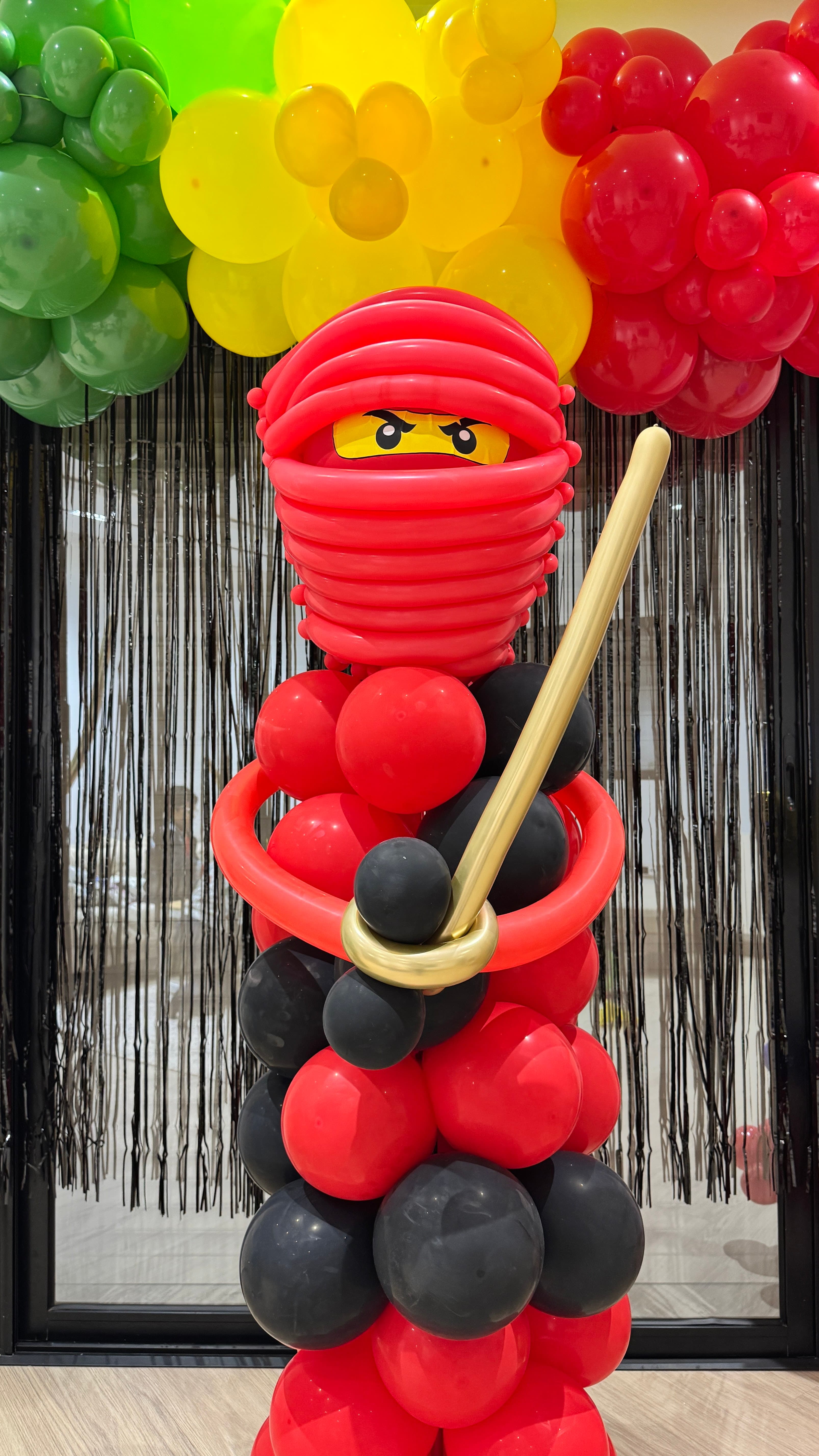 Ninjago Balloon Column