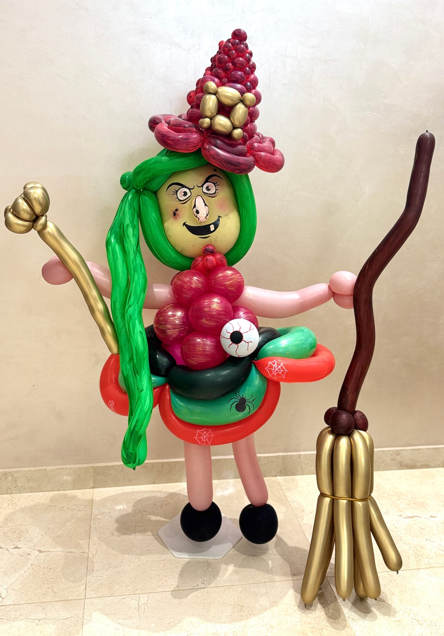 Halloween Witch Balloon Sculpture