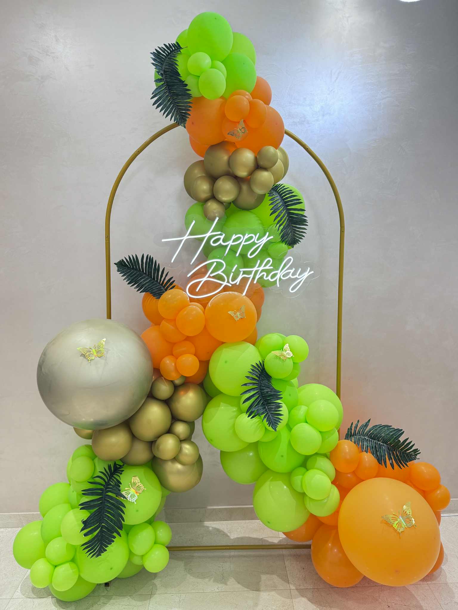 Tropical Party Balloon Garland