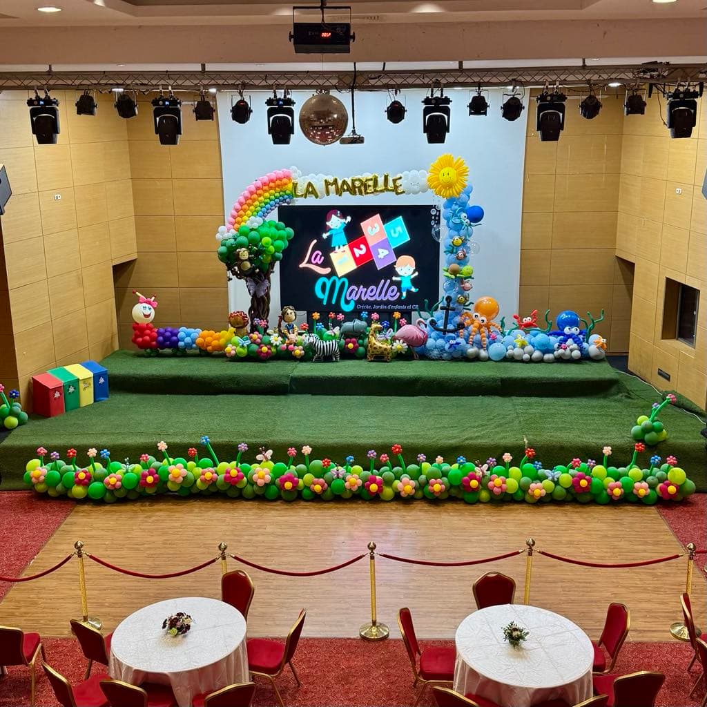 Graduation Party Balloon Backdrop
